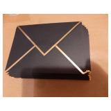 47 Pack 4x6 Envelopes Self Seal, Black 4x6 Envelopes for Invitations with Self-Adhesive A6 Envelopes Self Seal for Weddings, Invitations, Photos, Postcards, Greeting Cards Mailing, Graduation - Retail