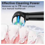 Replacement Heads for Oral-B iO Series 2/3/4/5/6/7/8/9/10,Toothbrush Heads Compatible with Oral B iO,Medium Bristles for Gentle Gum Care & Effective Cleaning, Black - Retail: $20