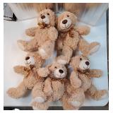 Teddy Bear Baby Shower, 5 Packs Small Teddy Bear Stuffed Animals in Bulk,13.5 Small Stuffed Bears Plush for Wedding, Birthday, Christmas, Party Decorations - Retail: $25"