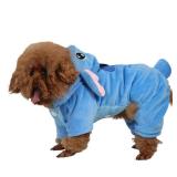Pet Costume Dog Hoodies Pet Xmas Pajamas Outfit, Pet Coat for Small Medium Large Dogs Cats Winter Cartoon Coat for Party Halloween Christmas - Retail: $20