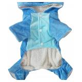 Pet Costume Dog Hoodies Pet Xmas Pajamas Outfit, Pet Coat for Small Medium Large Dogs Cats Winter Cartoon Coat for Party Halloween Christmas - Retail: $20