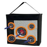 Shooting Practice Target Toy Storage Mesh Bag Compatible with Nerf Darts, Portable & Foldable Dart Zone for Kids Boys Girls 6+ - Retail: $15
