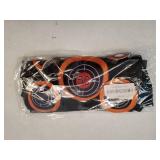 Shooting Practice Target Toy Storage Mesh Bag Compatible with Nerf Darts, Portable & Foldable Dart Zone for Kids Boys Girls 6+ - Retail: $15