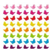50 Packs Assorted Color Butterfly Hair Clips, Beautiful Mini Butterfly Hair Clips Hair Accessories for Women and Girls (50 pcs Random Colour) - Retail: $4