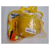 Construction Worker Costume Kids Dress Up Role Play Pretend Worker Costume Kits for Halloween - Retail: $25