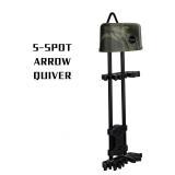 5 Arrow Quiver, Archery Compound Bow Quiver for Hunting with Quick Release (camo)
