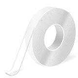Art3d Double-Sided Mounting Tape (10FT), Multipurpose Removable Adhesive Foam Tape, Transparent, Household - Retail: $4