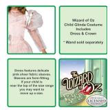 Rubies The Wizard of Oz: Glinda Deluxe Costume for Kids, Girl