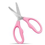 Pink Scissors for School Multipurpose Stylish: 5 inch - Comfort Grip - Stainless Steel - Scissors with Home - Office - for Cutting Paper - Open Envelopes - Cut Tape - Retail: $7