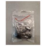 20 Pcs Shelf Hooks Grid Wall Hooks for Wire Shelving Accessories Stainless Steel J Hook for Hanging Sink Hanger for Kitchen Bedroom Office, Wire Hook Rack, Black - Retail: $6