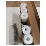 Membrane Solutions 5 Micron 2.5" x 10" CTO Carbon Block Water Filter Cartridge Replacement for Whole House Filtration Systems, Compatible with WFPFC8002, WFPFC9001, FXWTC, WHKF-WHWC, 6-Pack - Retail: 