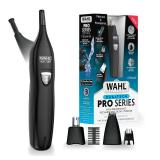 Wahl Pro SeriesÂ® Rechargeable Eyebrow, Ear & Nose Hair Trimmer for Men Painless DualTech Eyebrow Trimmer & Facial Hair Removal Device Model 3025656 - Retail: $42