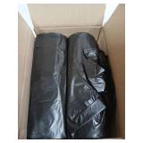 Reli. 55-60 Gallon Trash Bags Heavy Duty | 50 Bags | 50-60 Gallon | Large Black Garbage | Made in USA - Retail: $24