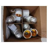 DEBAOBULB 4 Pack Rechargeable Emergency Light Bulbs, Battery Powered LED Light Bulb 6000K Daylight E26 120 Volt 9W 60W Equivalent with 1200mAh for Home Power Outage Camping Hurricane - Retail: $24