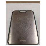 Titanium Cutting Board for Kitchen, Cutting Board Double Sided Food Grade, Pure Titanium/PP, Easy to Clean Large Size 16x11 (Pre Owned) - Retail: $30