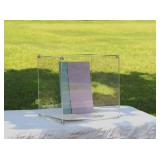 MaiiTiproll All Clear Acrylic Card Box, DIY Wedding Box with Your DIY Print, Assembly Box for Reception/Wedding Box/Party Graduation & Birthday Baby Shower Decorations(10x10x8.5) - Retail: $29