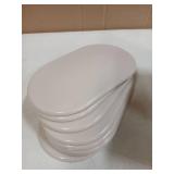 Reusable Large Furniture Movers Sliders for Carpet and Hardwood Floors-8 Pack 9-1/2" Oval Moving Pads Protector for Heavy Duty Sofa Bed Table Desk,Quickly and Easily Move Any Item, Beige - Retail: $21