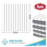 AIDEA Kitchen Towels, Absorbent Dish Cloth for Kitchen, Soft Dish Towels for Home, Multi-Purpose Cloths for Household Cleaning and Drying-8PK, 12x12 - Retail: $7