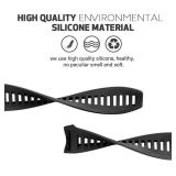 NotoCity for Instinct Band,Soft Silicone fit for Watch Strap Compatible with Instinct/Solar/Tactical(Black,Slate) - Retail: $17