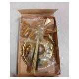 Original Swedish Angel Chimes, Carousel and 4 Candles Scandinavian Spinning Festive Chimes for Christmas, Best Memorial Gift Since 1948, Home Decorations - Gold Brass - Retail: $23