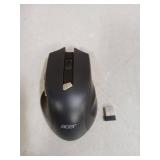 acer Wireless Mouse for Laptop, 2.4GHz Computer Mouse 3 Adjustable DPI Office Cordless USB Mice with USBA Receiver, 6 Buttons, 1600 DPI, Medium to Large Sized Hands Compatible with PC, Laptop, Desktop
