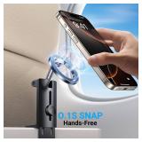 Coolpow for Magsafe Airplane Phone Holder Mount Strong Magnet Airplane Travel Essentials Plane Phone Holder Long Flight Essentials,Universal Cell Phone Stand Desk Mounts for iPhone 16 15 Pro Max 14 13