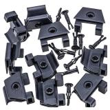 Rexka 10 Sets Front Bumper Cover Clips and Pin Retainer Fasteners for Toyota Lexus 47749-06010 53879-06100 Camry Avalon CT200h ES300h ES350 GS350 RX350 RX450h HS250h 47749-50090 53879-30040 - Retail: 