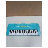 Keyboard Piano for Kids, BIGFUN 37 Keys Toddler Piano Multifunction Music Educational Instrument Toy, Electronic Kids Keyboard for 3-7 Year Old Girls and Boys (Blue) - Retail: $19