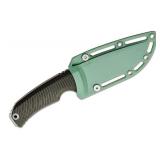 SOG Tellus FX Full-Sized Fixed Blade Knife 4.2" Full-Tang CRYO 440C Steel Blade GRN Handle UMS Compatible Sheath, Olive Drab - Retail: $38