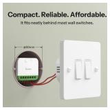 SONOFF MINI Duo (Matter Over WiFi) 2 - Channel WiFi Smart Switch, Matter - Enabled, 16A Total Load, Compact for Standard Boxes, Remote & Automated Control - Retail: $18