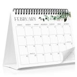 Aesthetic Desk Calendar 2026 - Runs until December 2026 - Beautiful Small Flip Desktop Calendar for Easy Organizing - Retail: $7