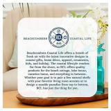 Beachcombers 6" Double Seahorse & Starfish Shells Decorative Coastal Tabletop Figure Figurine All Seasons Summer Nautical Beach House Living Room Dining Table End Table Fireplace Mantle Bedroom Decor 