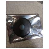 MAGO FAMILY MAGIC Wall Split Flange for 22mm/ 0.87" Dia Water Pipe, Escutcheon Plate ABS Round Self-Adhesive Plumbing Cover Plates, Water Pipe Faucet Decoration Escutcheon Collar Black, 1 Piece - Reta