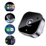 romcpus Wireless CarPlay Adapter 2026 Upgrade - Small Size, Fast Stable Connection, Plug-and-Play for iPhone iOS & Android Devices - Retail: $46