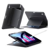 ESR for iPad Air 13 Inch Case M3/M2 (2025/2024), Vertical Stand Cover, Multi Stand Angles, Ultra-Stable Case with Pencil Holder, Flip Series, Black - Retail: $33