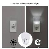 DEWENWILS Night Lights Plug into Wall, Plug in LED Night Lights with Dusk to Dawn Sensor, Cool White Nightlight for Bathroom, Hallway, Kitchen, Frosted Acrylic Shade, 4 Pack - Retail: $18