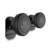 WixGear Magnetic Car Mount [2-Pack] - Universal Stick-On Dashboard Magnetic Phone Holder for Car, Strong Magnet Mount for Cell Phones & Mini Tablets with Swift-Snap Technology - Retail: $15
