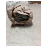 GUNTAIL Baby Crib Sheets for Boys Girls, 2 Pack Fitted Crib Sheet for Standard Crib and Toddler Mattress, Soft Microfiber Baby Sheet 52x28x8in (Brown & Green) - Retail: $10