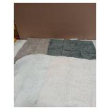 MIULEE Pack of 4 Couch Throw Pillow Covers 18x18 Inch Neutral Soft Decorative Chenille Pillow Covers Farmhouse Boho Cushion Covers for Mid Century Modern Spring Home Decor Sofa Bedroom Living Room - R