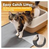 Pieviev Silicone Cat Litter Trapping Mat, 34