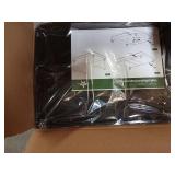 STARLATTA 2 Pcs Cabinet Organizer Shelf Stackable Kitchen Counter Shelves, Spice Rack,Countertop Organizers Black Plastic Storage Shelves Rack for Makeup Bathroom, Cupboard Desk Pantry Organization - 