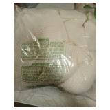 72 Inch Christmas Tree Skirt Extra Large White Chunky Xmas Knitted Tree Skirt Giant Cable Knit Thick Rustic Farmhouse Xmas Ornaments for Home Merry Christmas Holiday Winter Party Decorations - Retail: