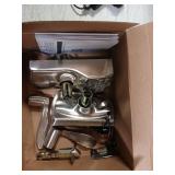 SCHLAGE FE595 CAM 619 ACC Camelot Keypad Entry with Flex-Lock and Accent Levers, Satin Nickel - Retail: $130