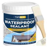 Transparent Waterproof Coating, TUFINEIN 35oz Invisible Waterproof Agent Indoor & Outdoor Sealant Water-Based Clear Sealant Roofs, Walls, Garden, Terraces - Retail: $25