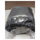 Insulated Inflatable Hot Tub Cover Round Full Coverage Hot Tub Thermal Cover Cap Dustproof Outdoor Energy Saving Spa Covers with Zipper Door Adjustable Strap Handle for Keeping Warm (Black, 78"Dx28"H)