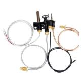 Pilot Assembly Natural Gas Compatible with Lennox, Elite, Merit, IHP, Serefina, Superior, Astria Direct Vent Natural Gas Fireplaces Equipped with SIT Pilot Assembly Replace# 69L17, 69L1701, 904405 - R