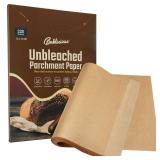 220 Pcs Unbleached Parchment Paper Baking Sheets, Baklicious Pre-cut Heavy Duty Parchment Baking Paper for Air Fryer, Oven, Bakeware, Steaming, Cooking Bread, CupCake, Cookies - Retail: $20