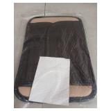 Ouzorp Car Center Console Cover, Upgraded Microfiber Leather Car Arm Rest Cover with 2 Storage Bags, Universal Armrest Cover for Car Storage Box Car Interior Accessories Protector for Most Vehicle - R