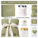 Sympathy Gift Baskets Sympathy Gifts for Loss of Loved One Mother Father Husband Mom Dad, Memorial Condolences Grief Bereavement Gift Ideas for Loss, Miscarriage Gifts for Mothers Women Care Package -