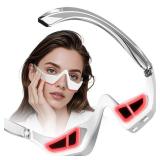 JCOTTON Under Eye Red Light Therapy, 4 Modes Red Light Under Eye Therapy Glasses Microcurrent Eye Massager, For Eye Bags Dark Circles Puffiness Wrinkles Fine Lines, Relieving Eye Fatigue - Retail: $30